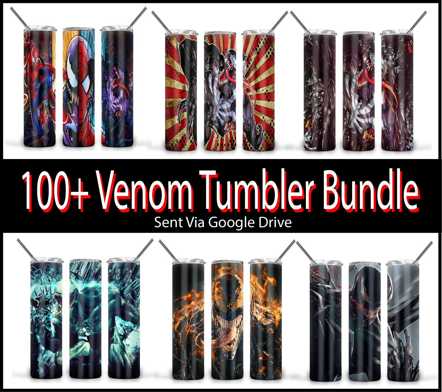 Venom Tumbler Bundle package Venom Tumbler Bundle package