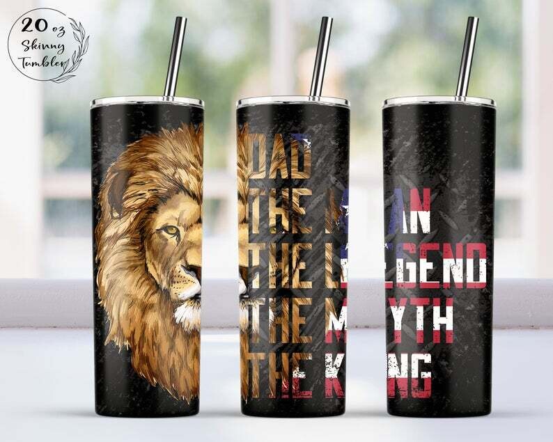Dads The Man myth legend 20oz Tumbler