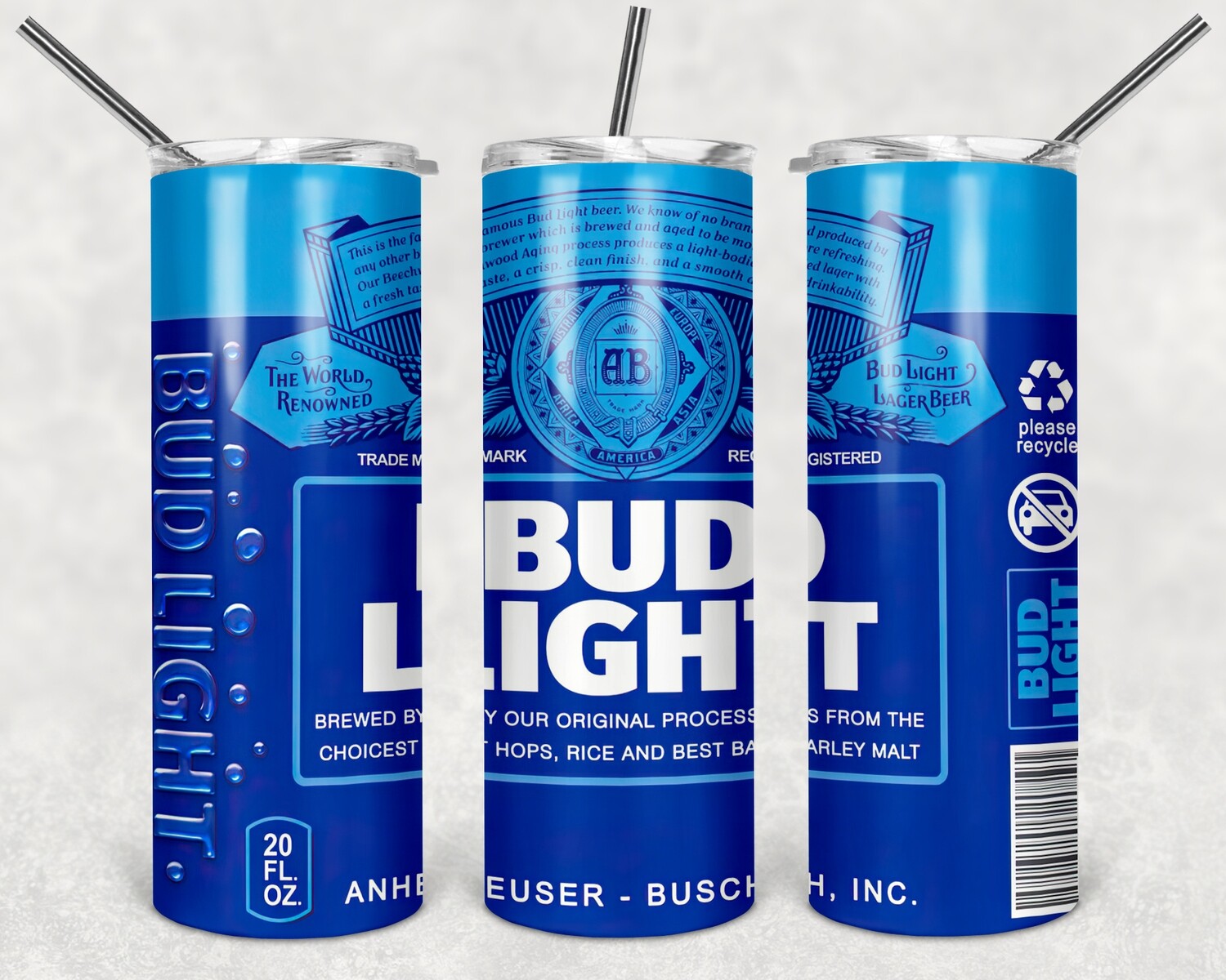 Bud Light Style 20oz Tumbler