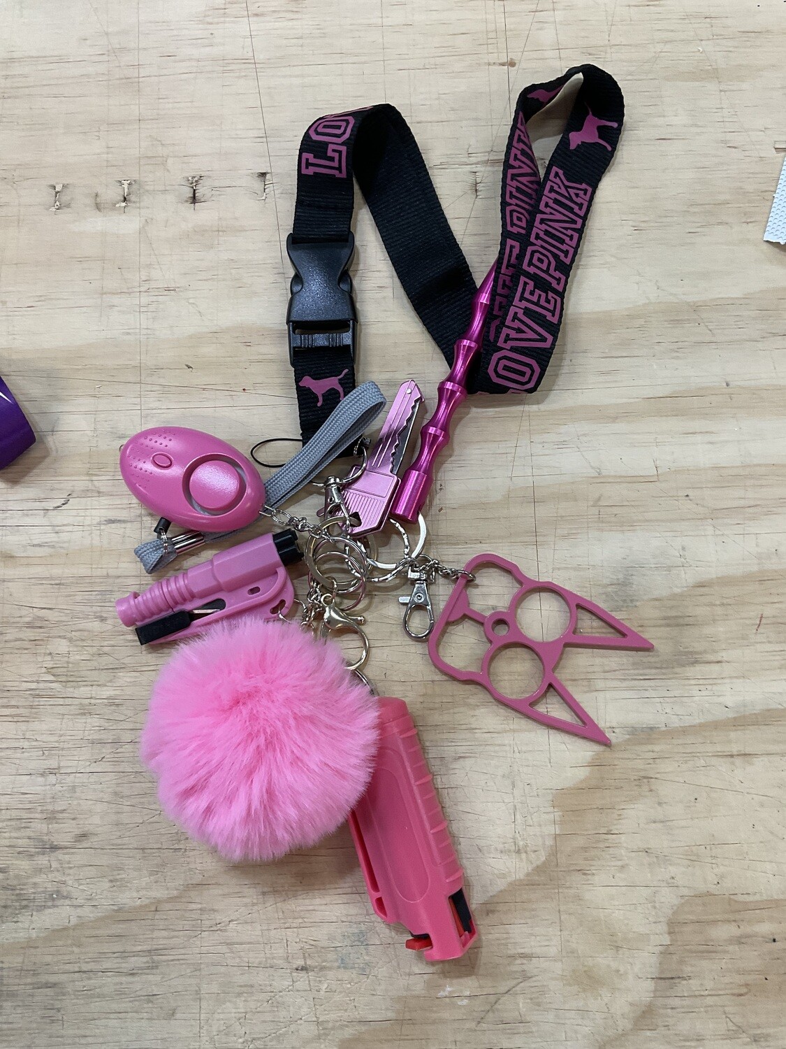 Black And Pink Lean Protection  Self Defense Kit