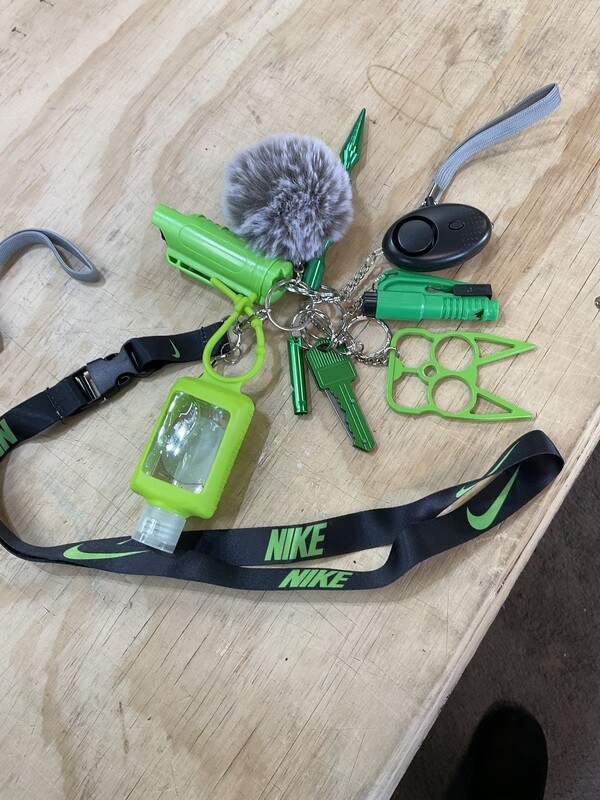 Black And Green Lean Protection  Self Defense Kit