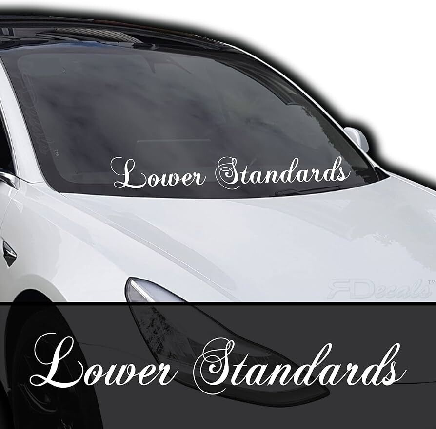 Lower Front Windshield Banner - Single Color