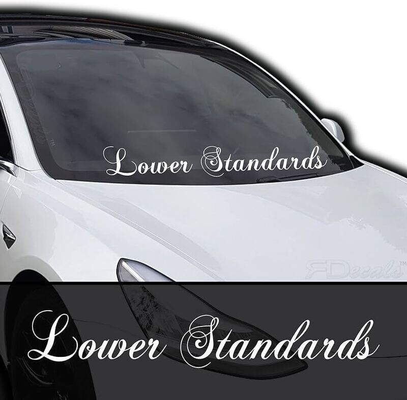 Lower Front Windshield Banner - Single Color