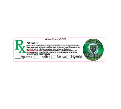 All States Generic Medical Rx Labels 1.5 "x3" With Your Logo