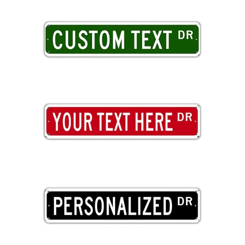 Custom Street Signs 6*24