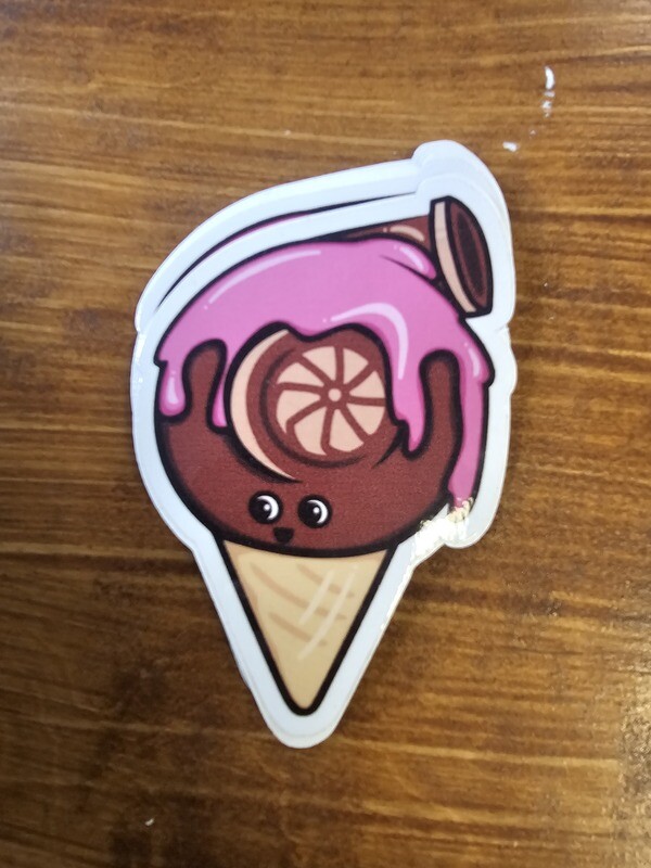 Turbo ice cream Sticker