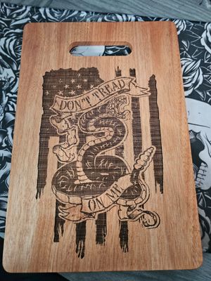 LAZER Engraved Cutting Board