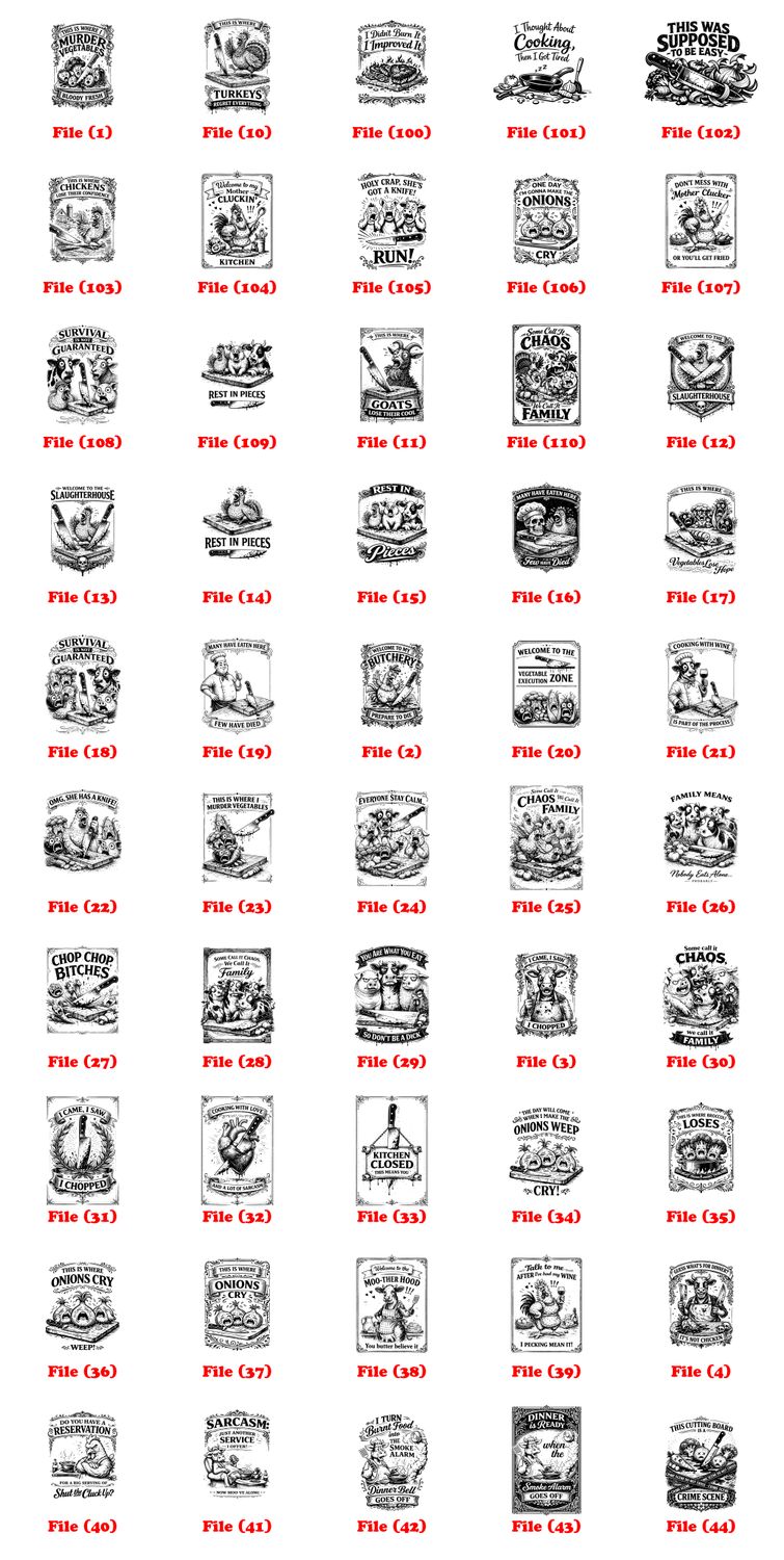 Cutting Boards (predesigns)