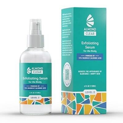 Body Clearing Serum [4 Fl Oz] Level 2 Acne Serum - Advanced Formula for Body Acne, Folliculitis, Back, Butt, Chest, Thighs, Shoulders