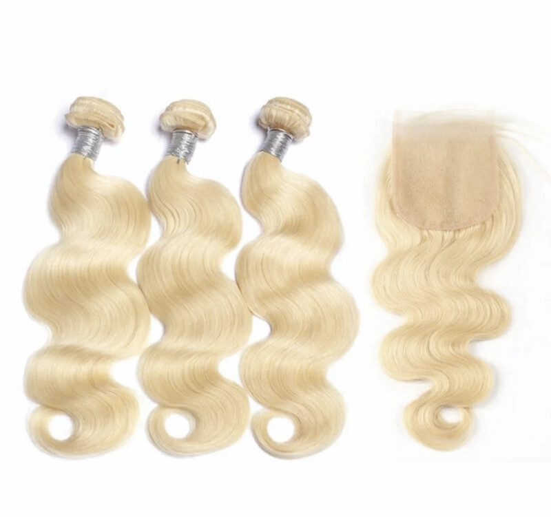 613 Body Wave Bundles and Closure