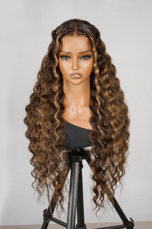 Highlighted Frontal Wig