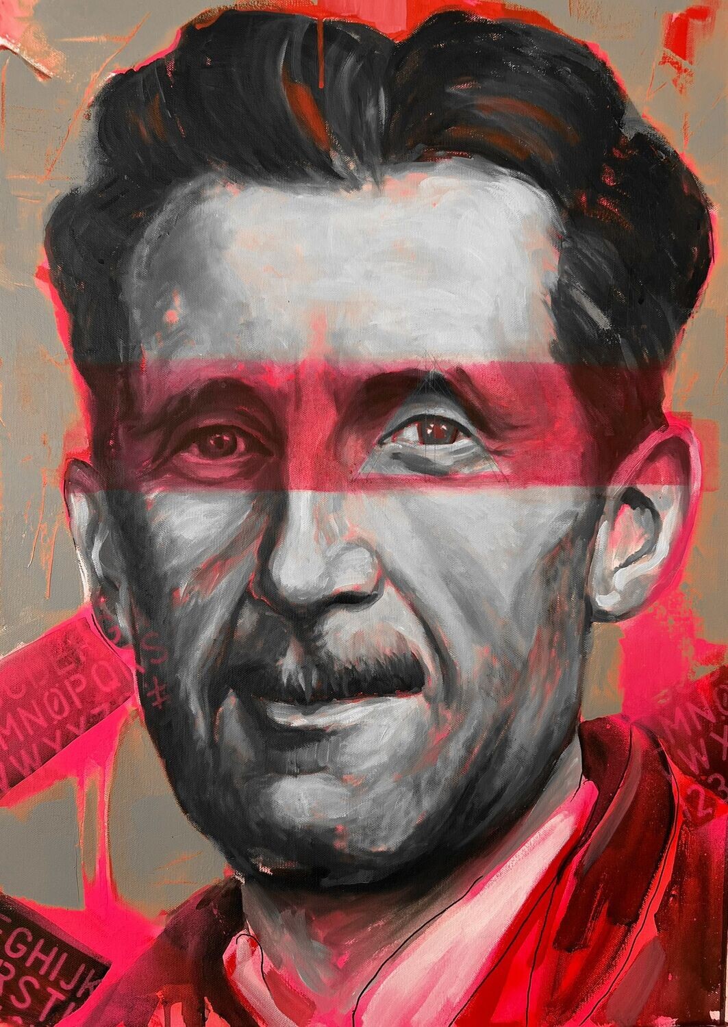 Gemälde "Orwell 1984"