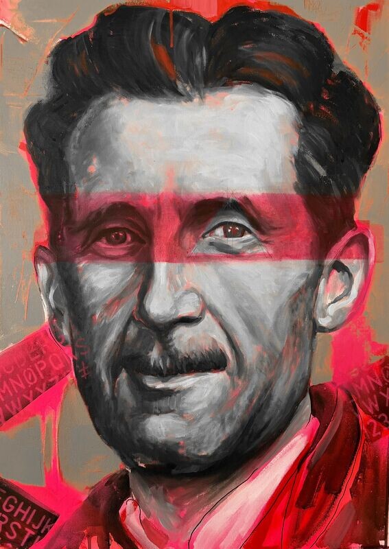 Gemälde "Orwell 1984"