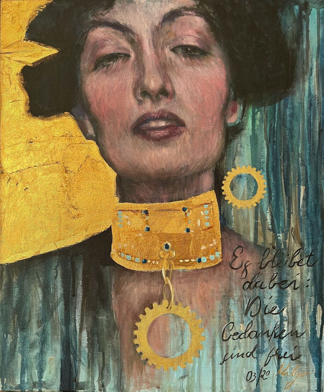 Gemälde "Hommage à Klimt"