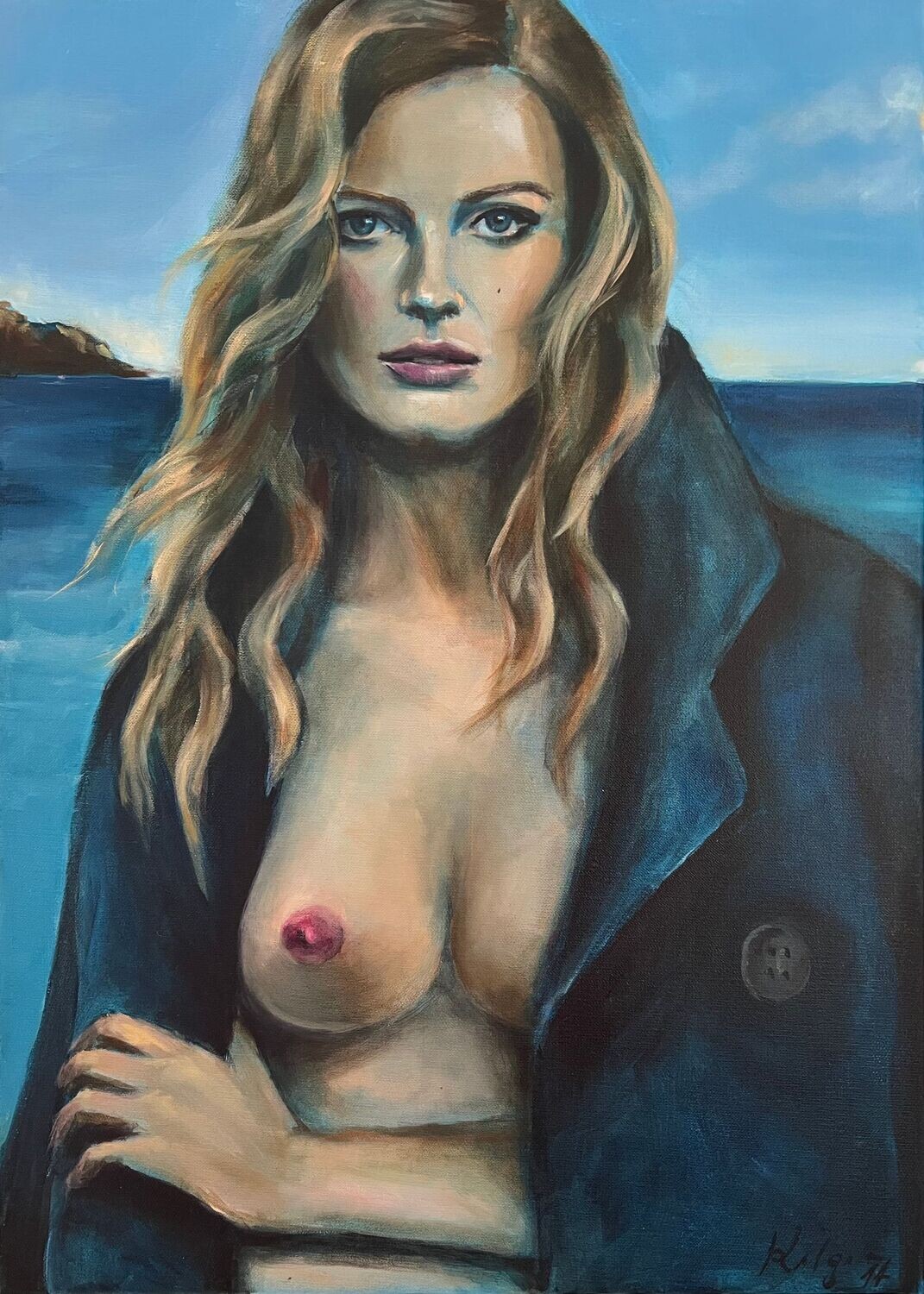 Gemälde "Am Meer"