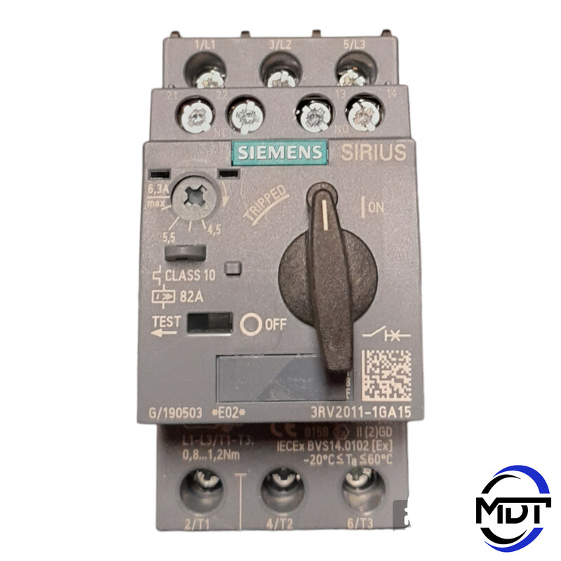 SIEMENS Motorschutz 4,5-6,3A 3RV2011-1GA15