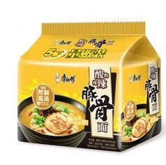 Master Kong Spicy Sour Pork Ribs Noodles 5 Packs