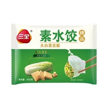 SQ Chinese Leaf Tofu Dumpling 三全大白菜豆腐水饺 450g