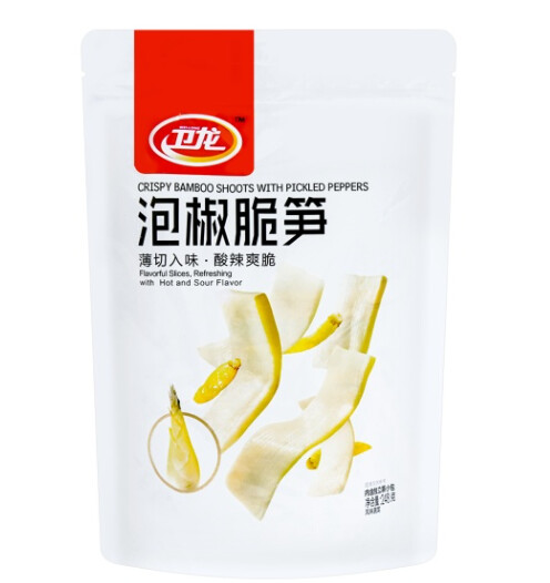Weilong Crispy Bamboo shoots in Chilli 248g