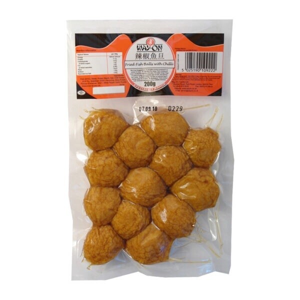 Way-On Fried Fish Ball With Chilli 200g