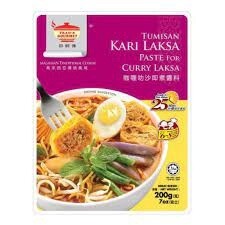 TG Curry Laksa Paste 田師傅咖哩叻沙即煮醬料200g