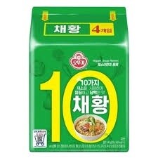 Ottogi Veggie Soup Ramen 110g x 4 Packs