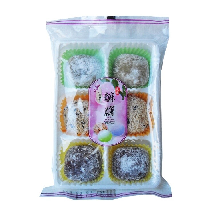 LL Japanese Mochi -  Taro, Matcha , Sesame Flavour 210g