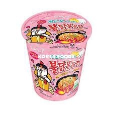 Samyang Hot Chicken Ramen Carbonara Cup 三养火辣鸡奶油培根拌面  80g