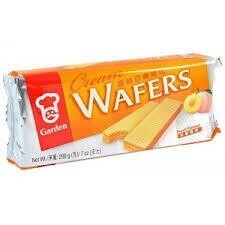 Garden Cream Wafers Peach 200g