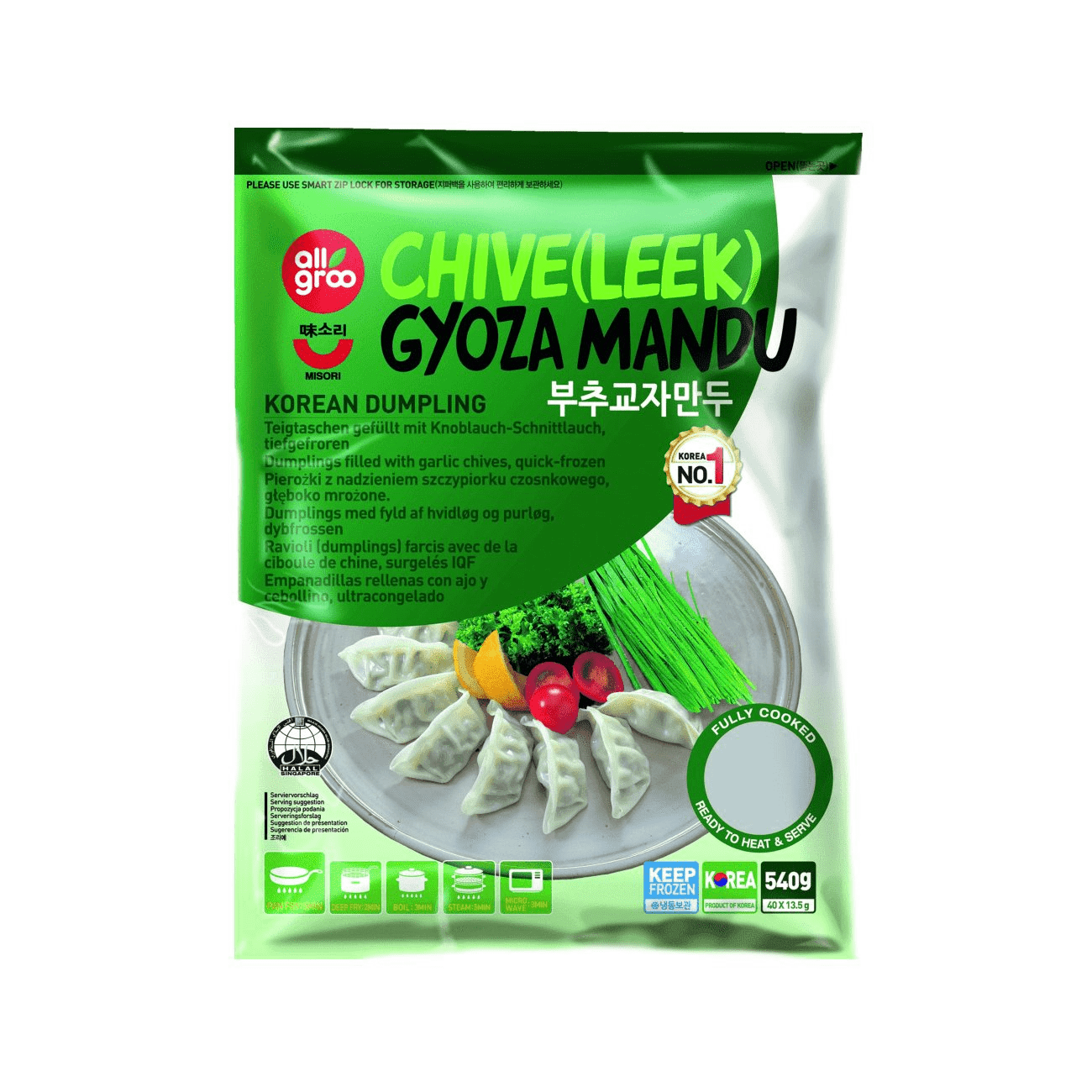 Allgroo Chive Gyoza 540g