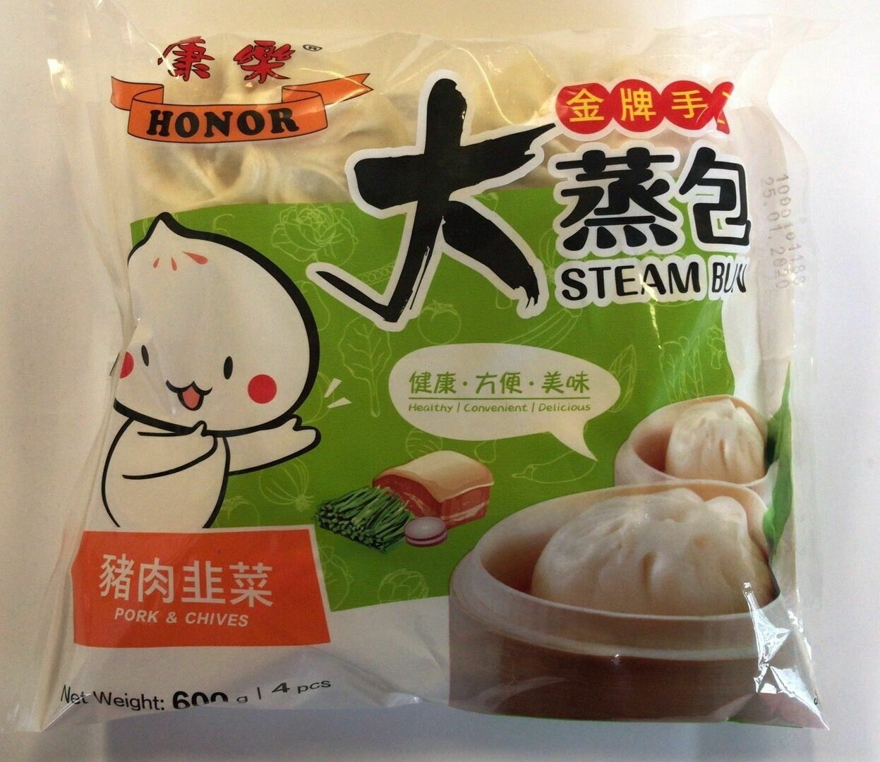 Honor Pork &amp; Chinese Chives Buns 600G