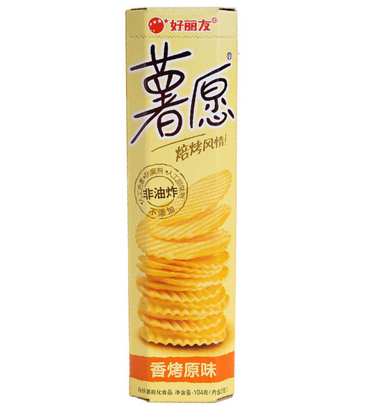 HLY Crisps -Roast Origin 好丽友薯愿-香烤原味 104g