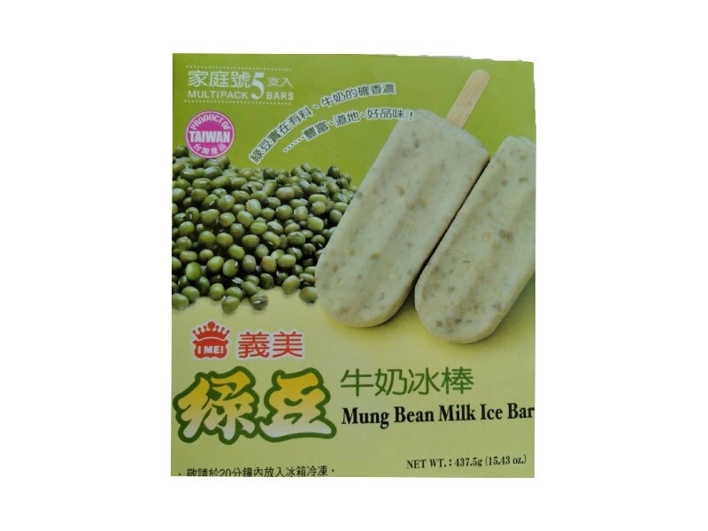 Yimei Milk Mung Bean Ice Bar 4 Pcs