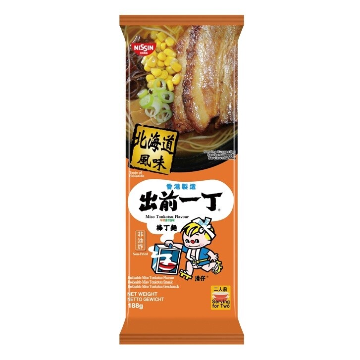 Nissin Demae Ramen Bar Noodle - Hokkaido Miso 174g