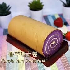 Taro Swiss Roll