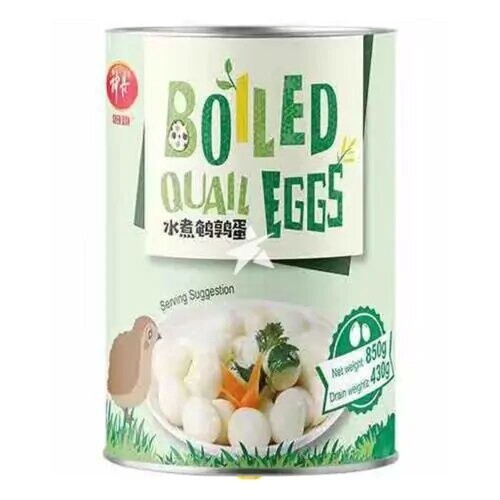 Boiled Quail Egg 850g