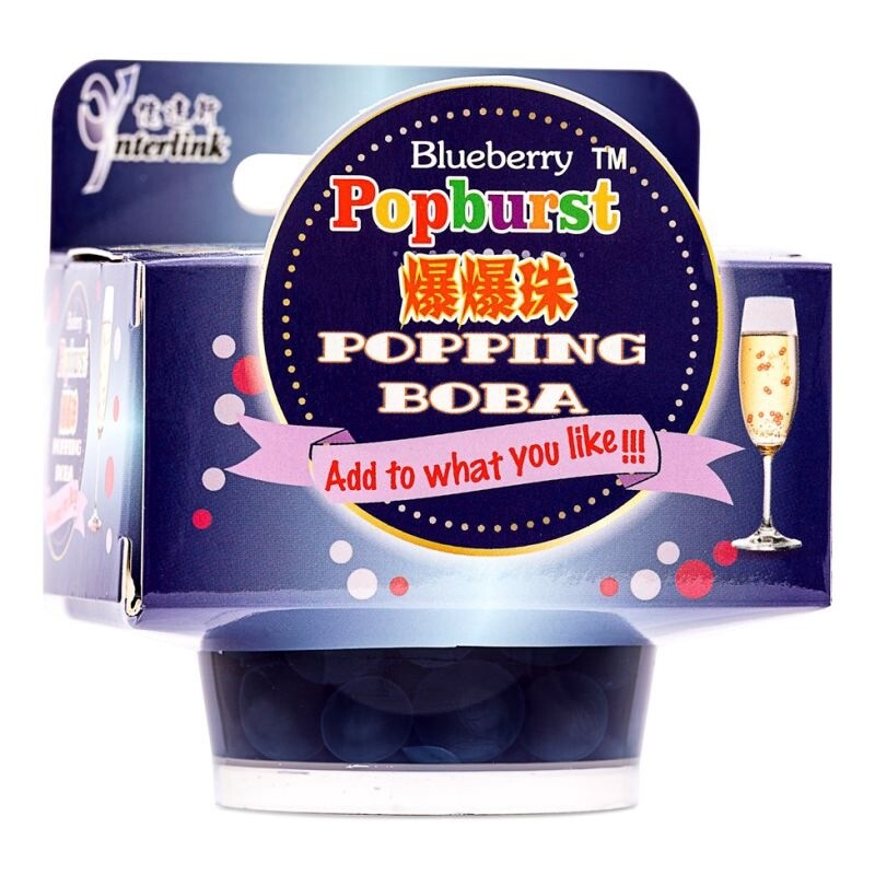 YJW Popping Boba - Blueberry 一直旺爆爆珠藍莓味 130g