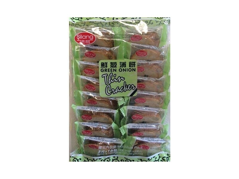 SL Green Onion Thin Cracker 思朗薄餅-鮮蔥264g