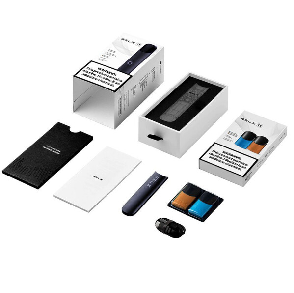 Relx Alpha Starter Kit -Jet black