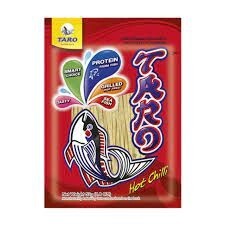 Taro Fish Snack Hot Chili Flavour 52g