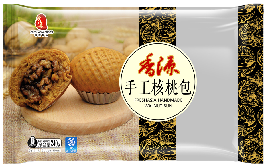 Fresh Asia Handmade Walnut Bun 240g