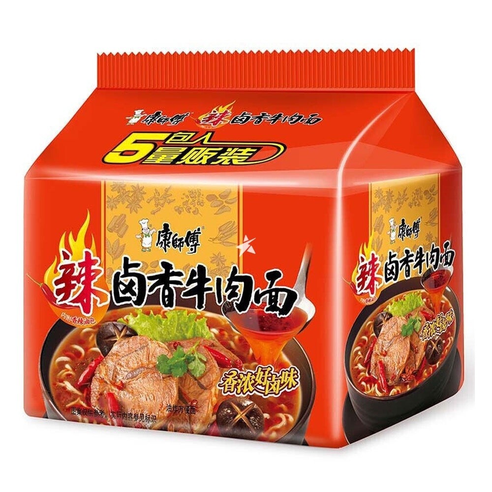 Master Kong Spicy Stewed Beef Flavor 5 x 107g