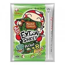 Taokaenoi Seaweed Extra Sheet Original 小老闆原味大片紫菜 12.8g
