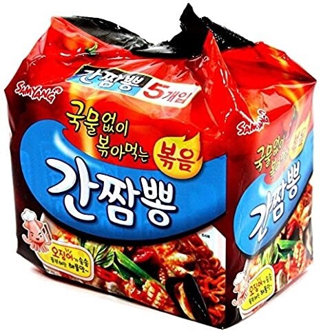 Samyang Ganchampong Spicy Seafood Stir-fried Noodle 5 packs