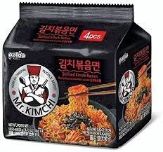Paldo Kimchi Stirfried Noodles 134g x 4 Packs
