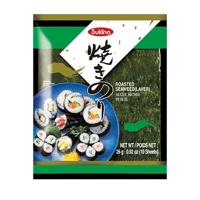 Sukina Roasted Seaweed 10 Sheets