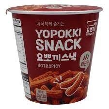 Yopokki Snack - Hot &amp; Spicy Flavour 50g cup