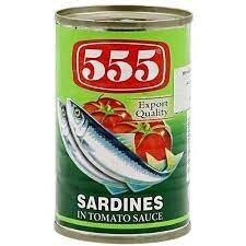 555 Sardines in Tomato Sauce 155g