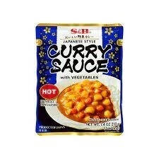 S&amp;B Japanese Style Curry Sauce Hot 日式咖喱大辣 210g