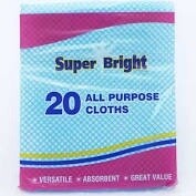Super Bright 20 All Purpose Cloths